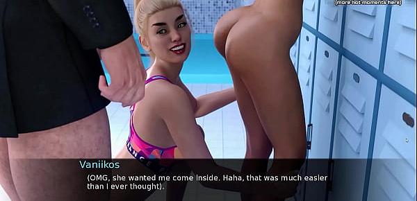  Betrayed | Two horny lesbian teens with big boobs just wanted a threesome with their college teacher and a big cock in their tight pussy | My sexiest gameplay moments | Part 10